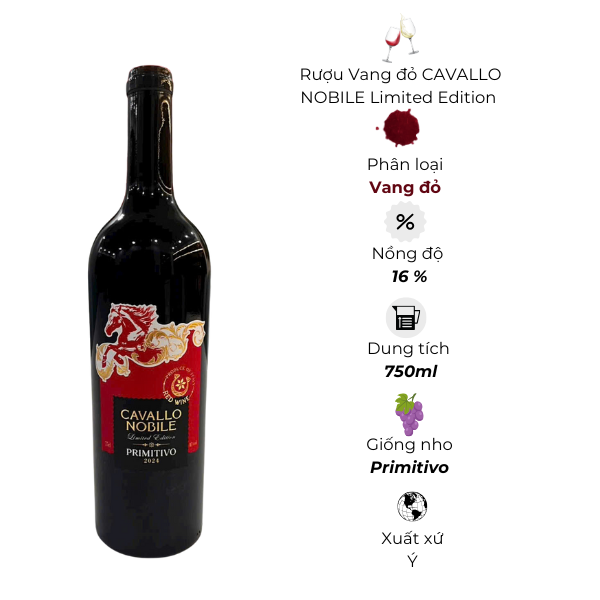 Rượu Vang đỏ CAVALLO NOBILE Limited Edition