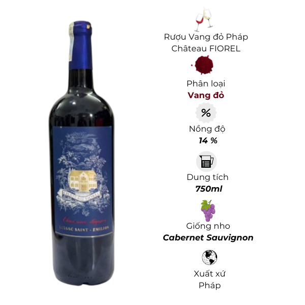 Rượu Vang đỏ Pháp Château FIOREL