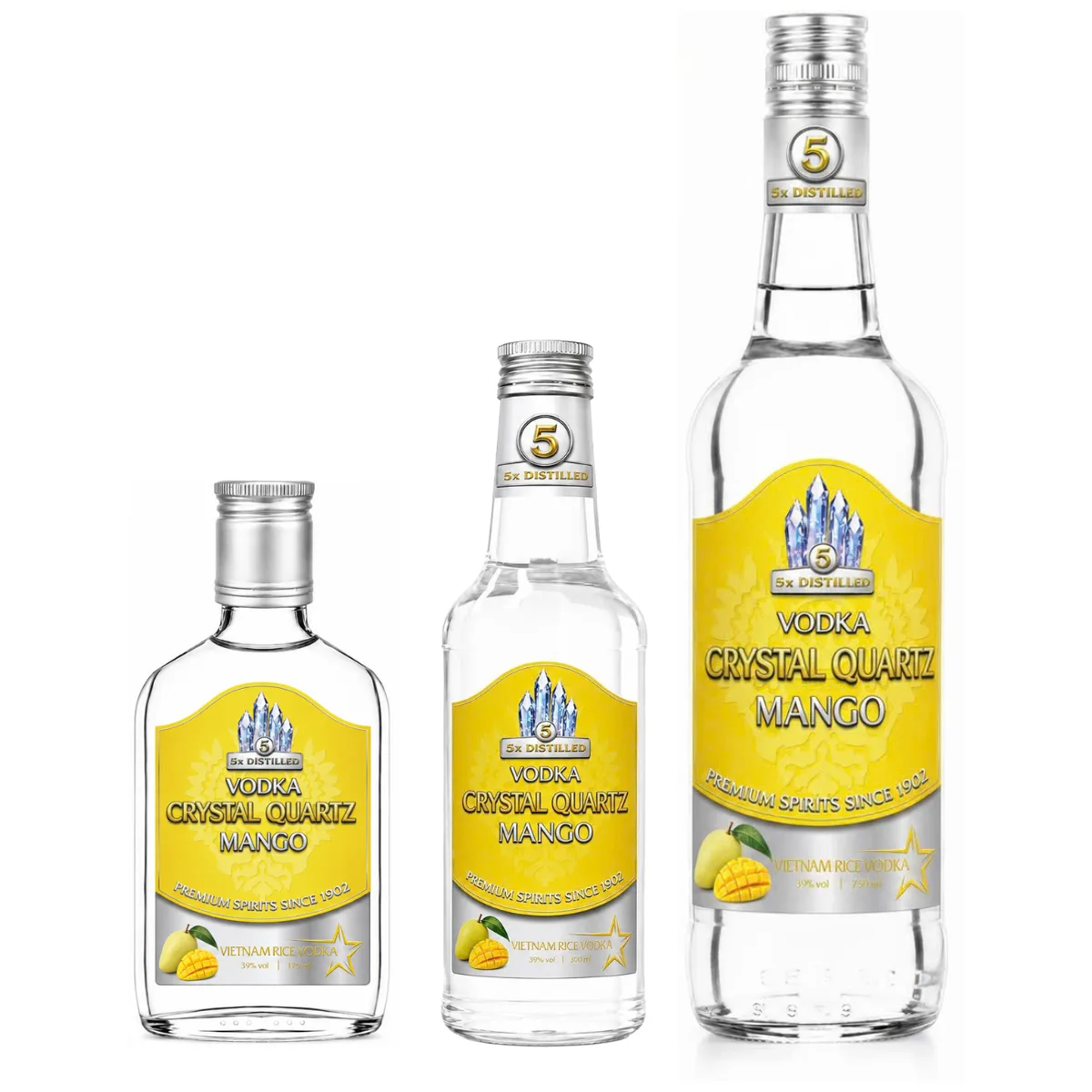 Crystal Quartz Vodka – Xoài