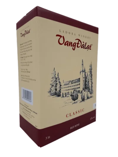Rươu Vang Đà Lạt Classic 3 Lít
