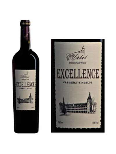 VANG ĐÀ LẠT EXCELLENCE RED WINE 750ML