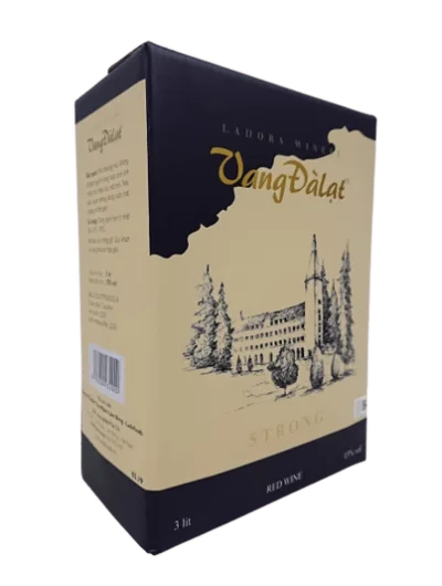 Rượu Vang Đà Lạt Strong Wine Hộp 3 Lít