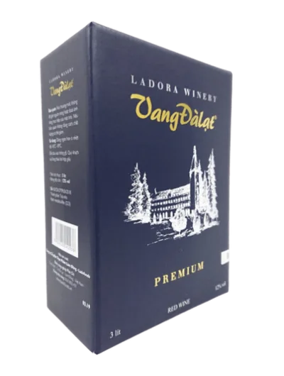 Rượu Vang Đà Lạt Premium Hộp 3 Lít