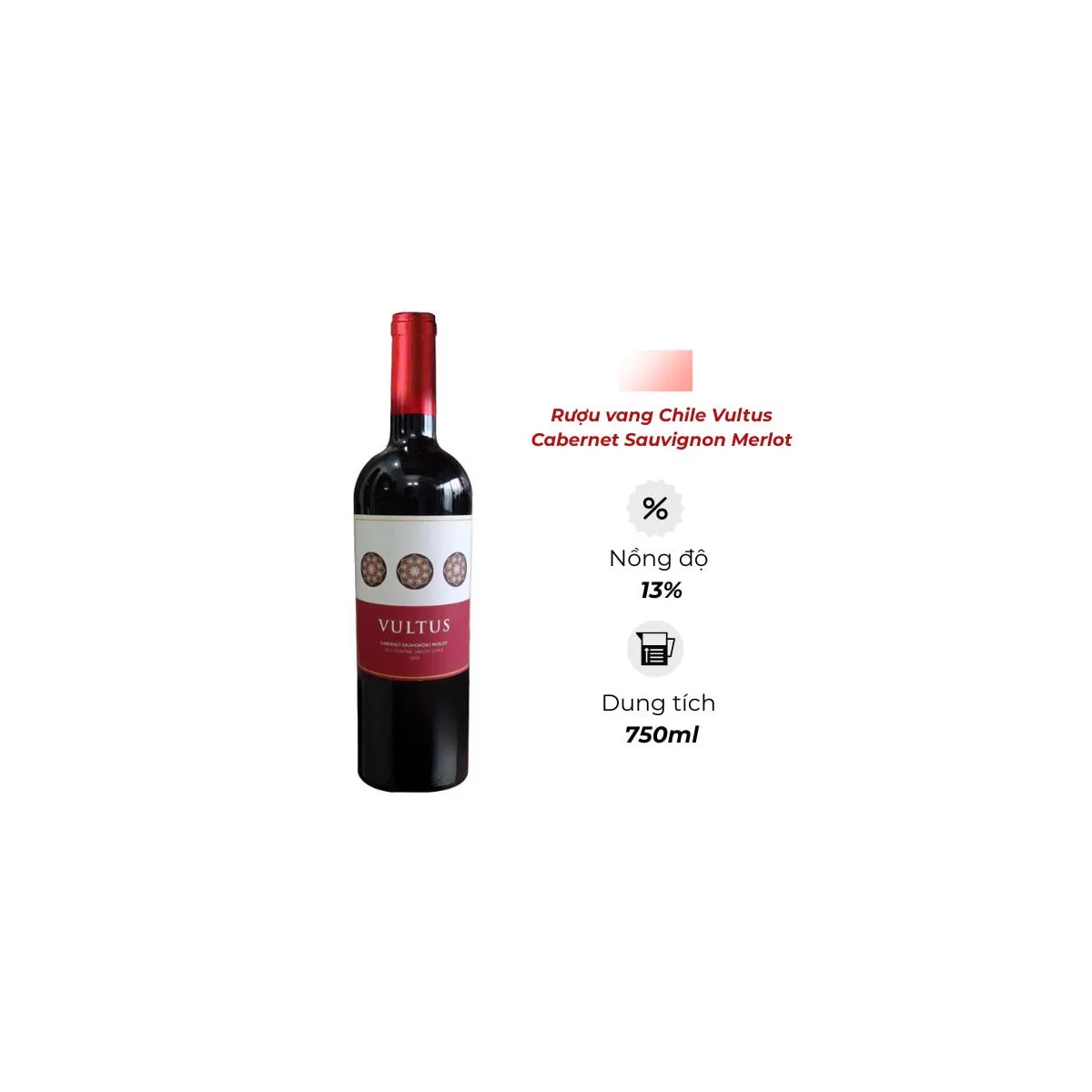 Rượu vang Chile Vultus Cabernet Sauvignon Merlot