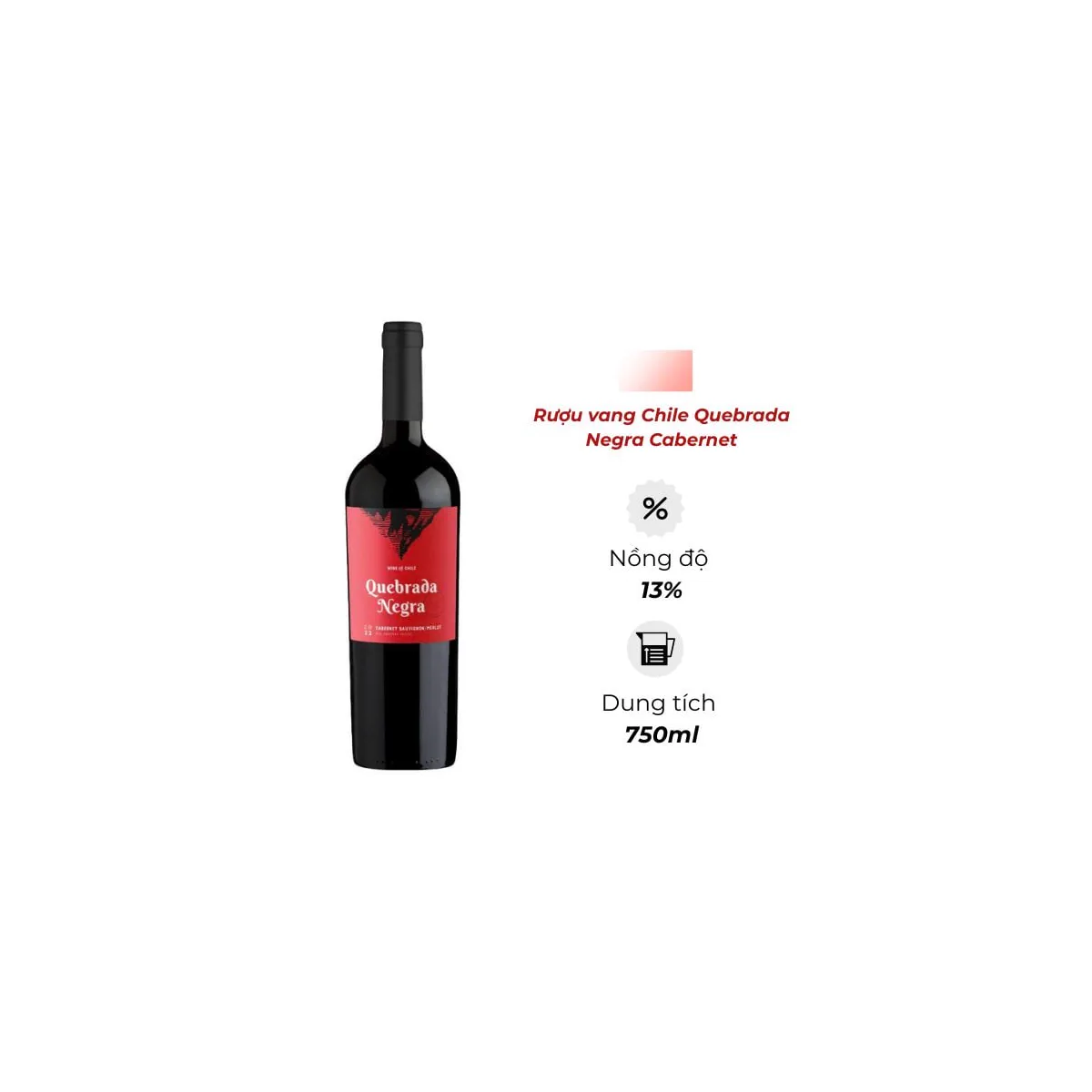 Rượu Vang Chile Quebrada Negra Cabernet