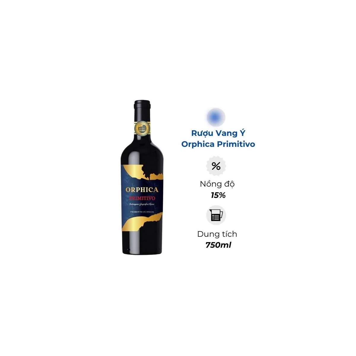 Rượu Vang Ý Orphica Primitivo