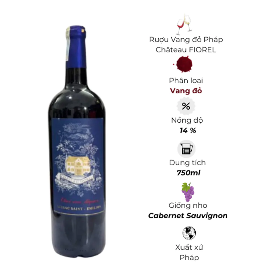 Rượu Vang đỏ Pháp Château FIOREL