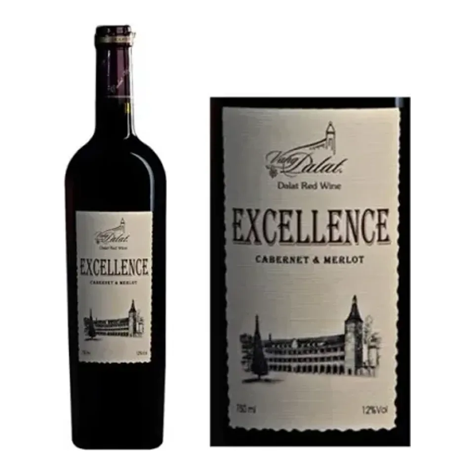 VANG ĐÀ LẠT EXCELLENCE RED WINE 750ML