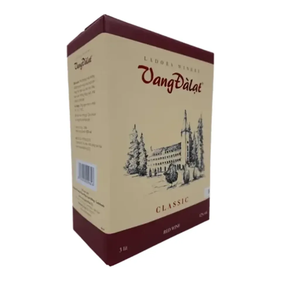 Rươu Vang Đà Lạt Classic 3 Lít